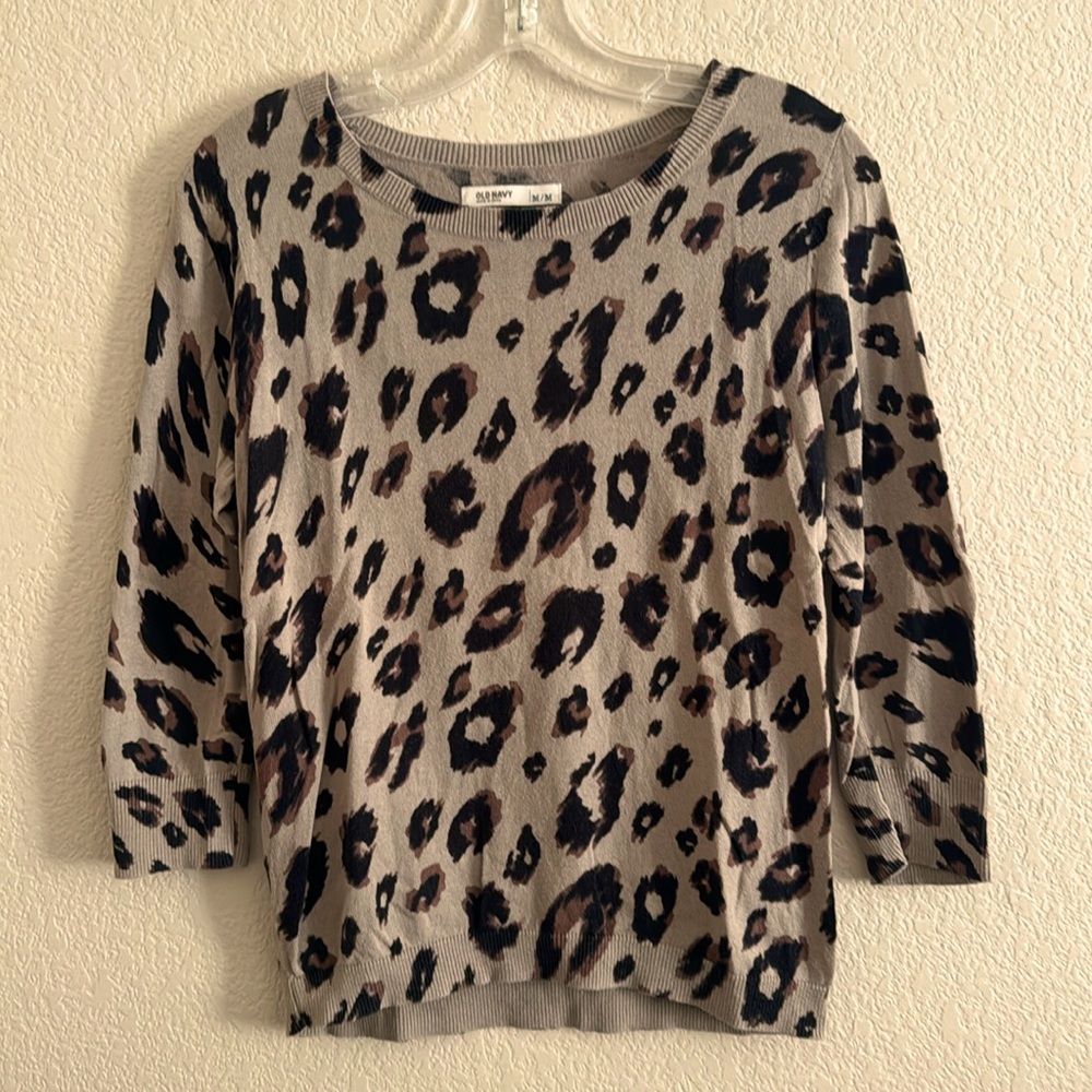 Leopard Print Sweater